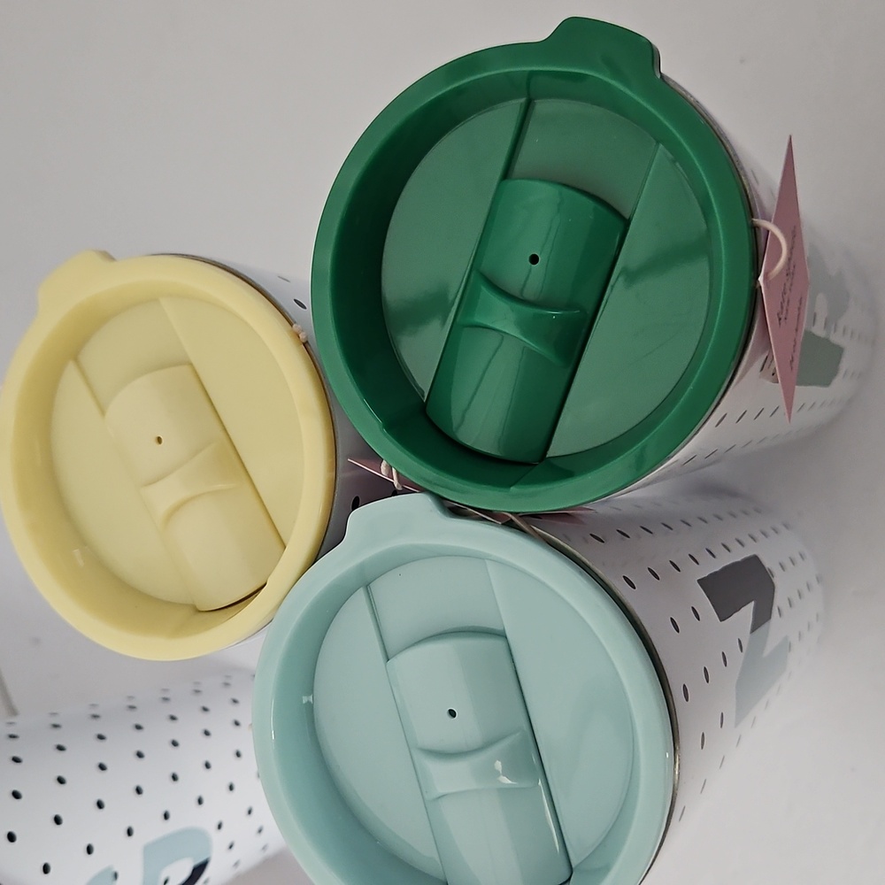 Kate Spade NWT Stainless Steel Alphabet Tumblers - Picture 5 of 8